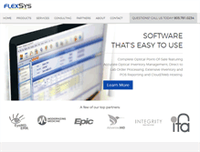 Tablet Screenshot of flexoptical.com